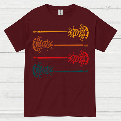 Vintage Lacrosse Sticks Retro T Shirt