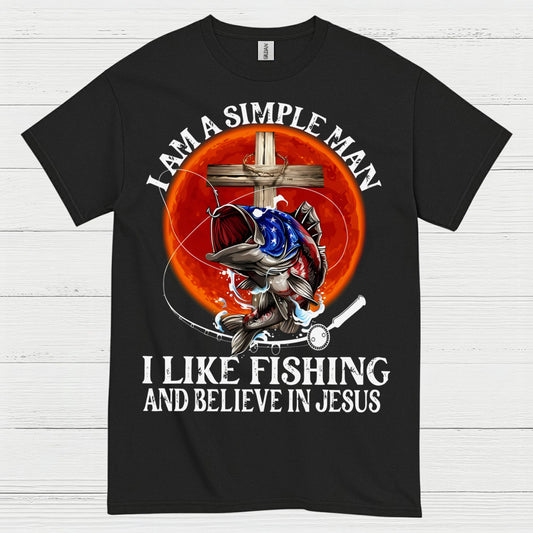 I Like Fishing And Believe In Jesus T Shirt