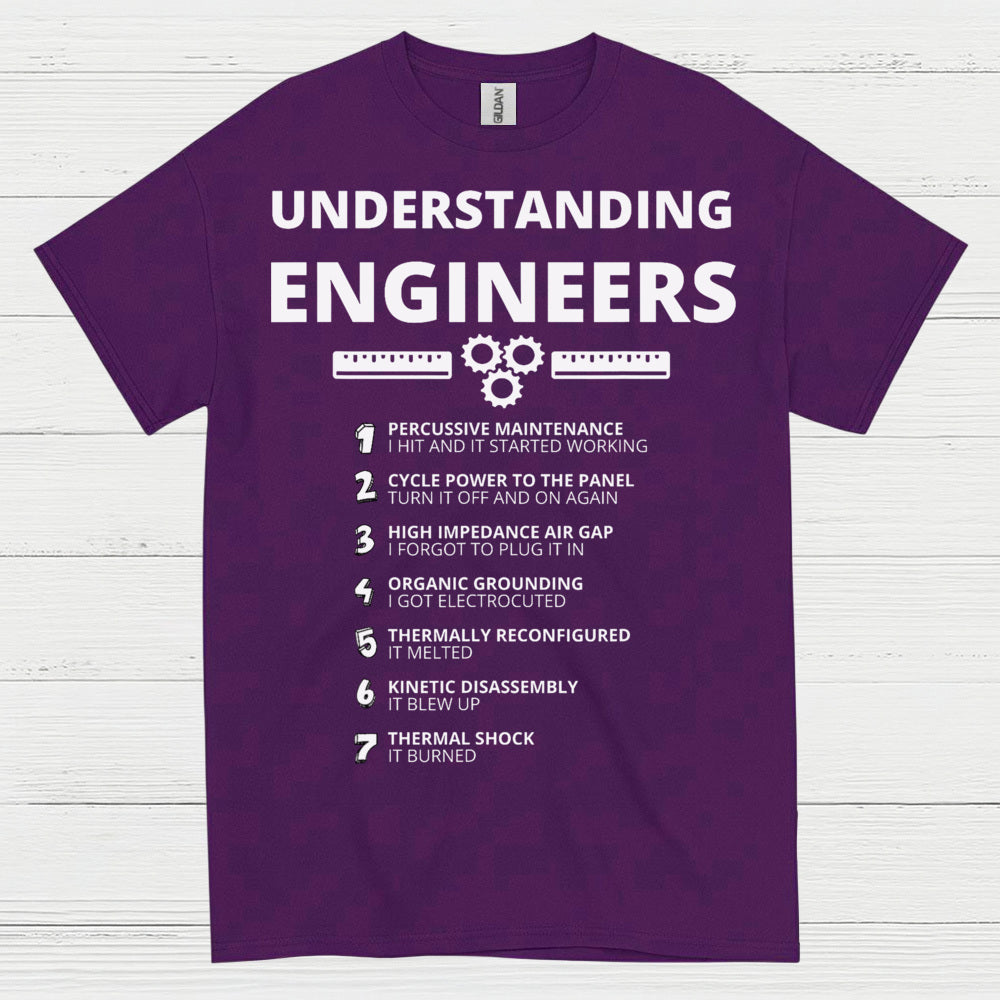 Understanding Engineers T Shirt Funny Engineering Humor Tee