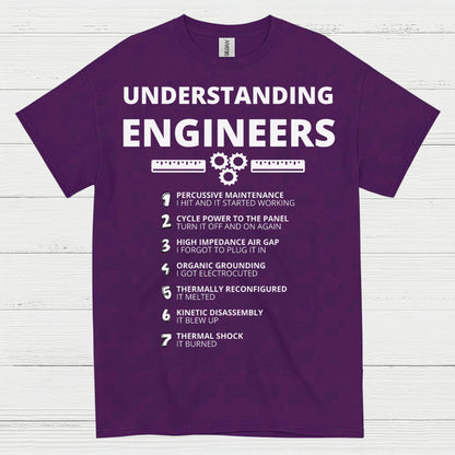 Understanding Engineers T Shirt Funny Engineering Humor Tee
