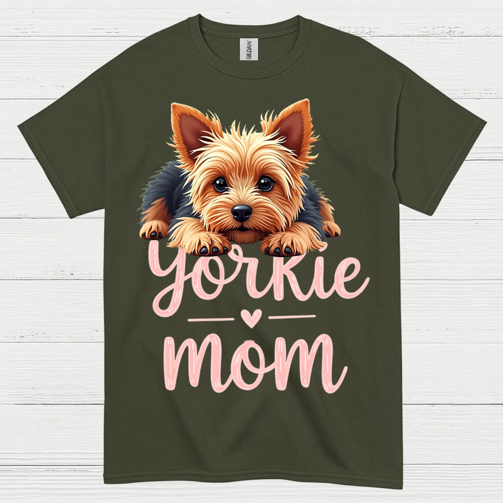 Yorkie Mom Cute Dog Lover T Shirt