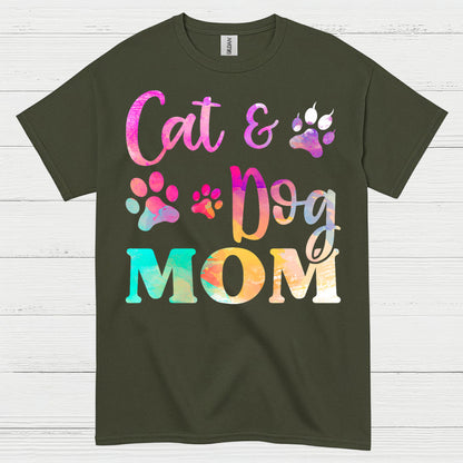 Cat And Dog Mom T Shirt