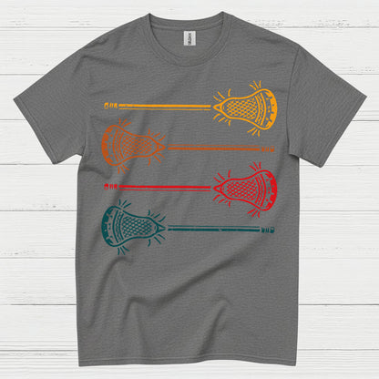 Vintage Lacrosse Sticks Retro T Shirt