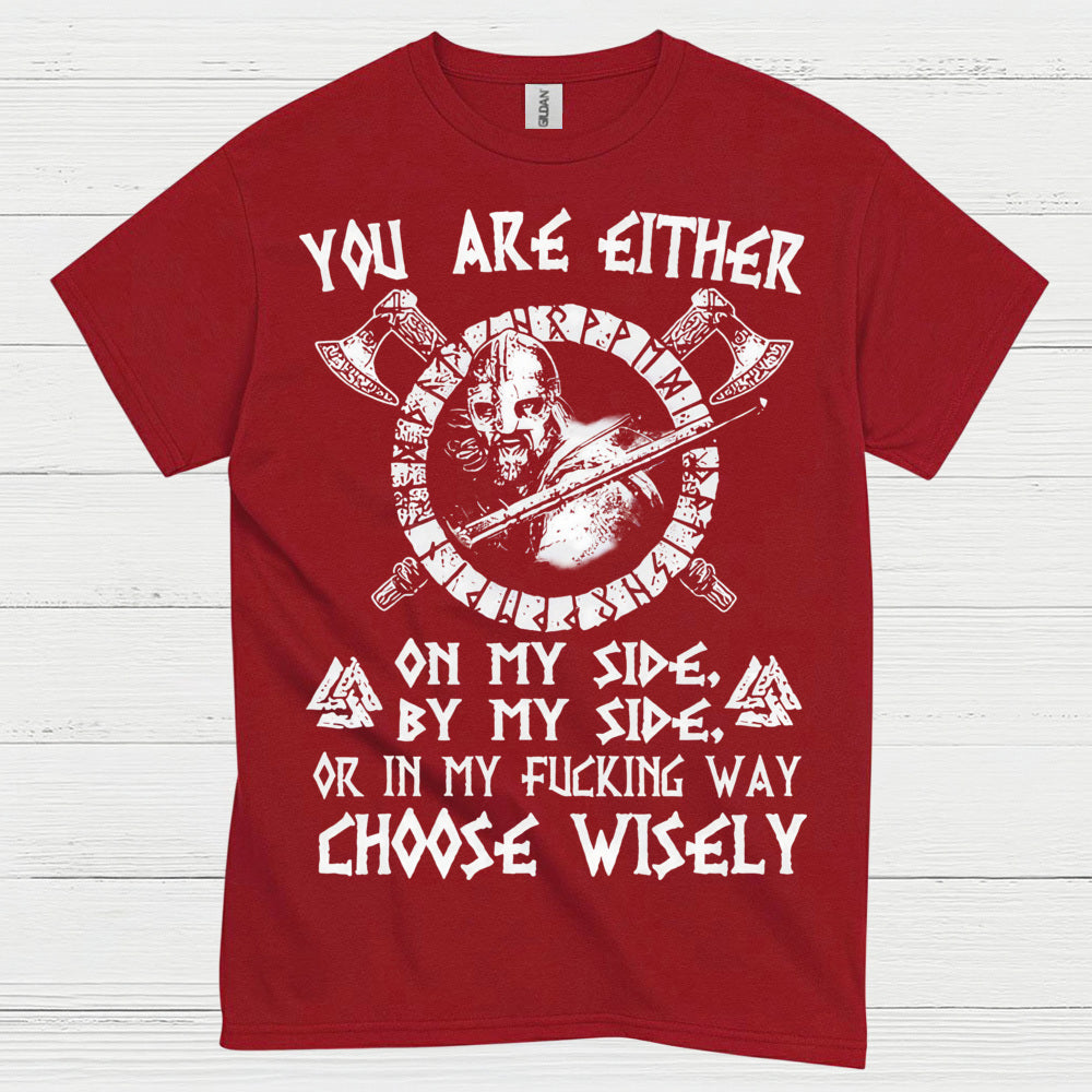 Choose Wisely Viking Warrior T Shirt