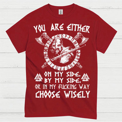 Choose Wisely Viking Warrior T Shirt