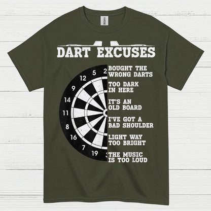 Dart Excuses Funny Darts T Shirt
