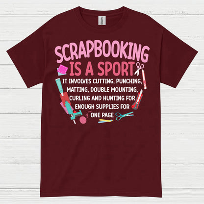 Scrapbooking Is A Sport Funny Crafting T Shirt