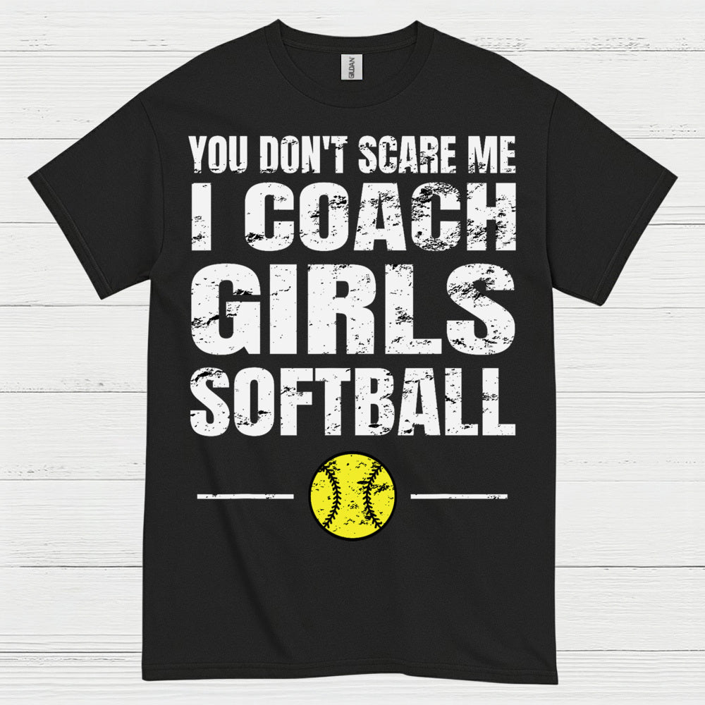 I Coach Girls Softball T Shirt