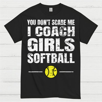 I Coach Girls Softball T Shirt