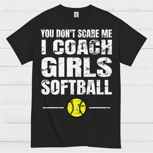 I Coach Girls Softball T Shirt