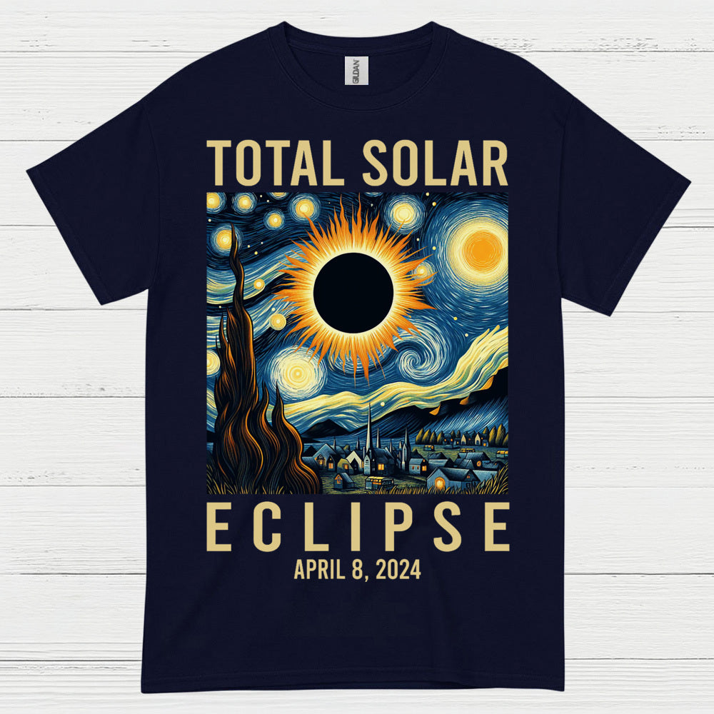 Total Solar Eclipse Art T Shirt