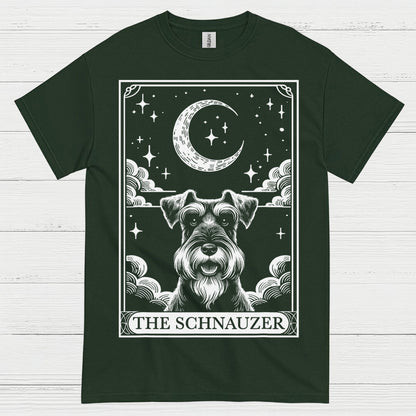 Mystic Schnauzer Moon Art Dog Lover T Shirt
