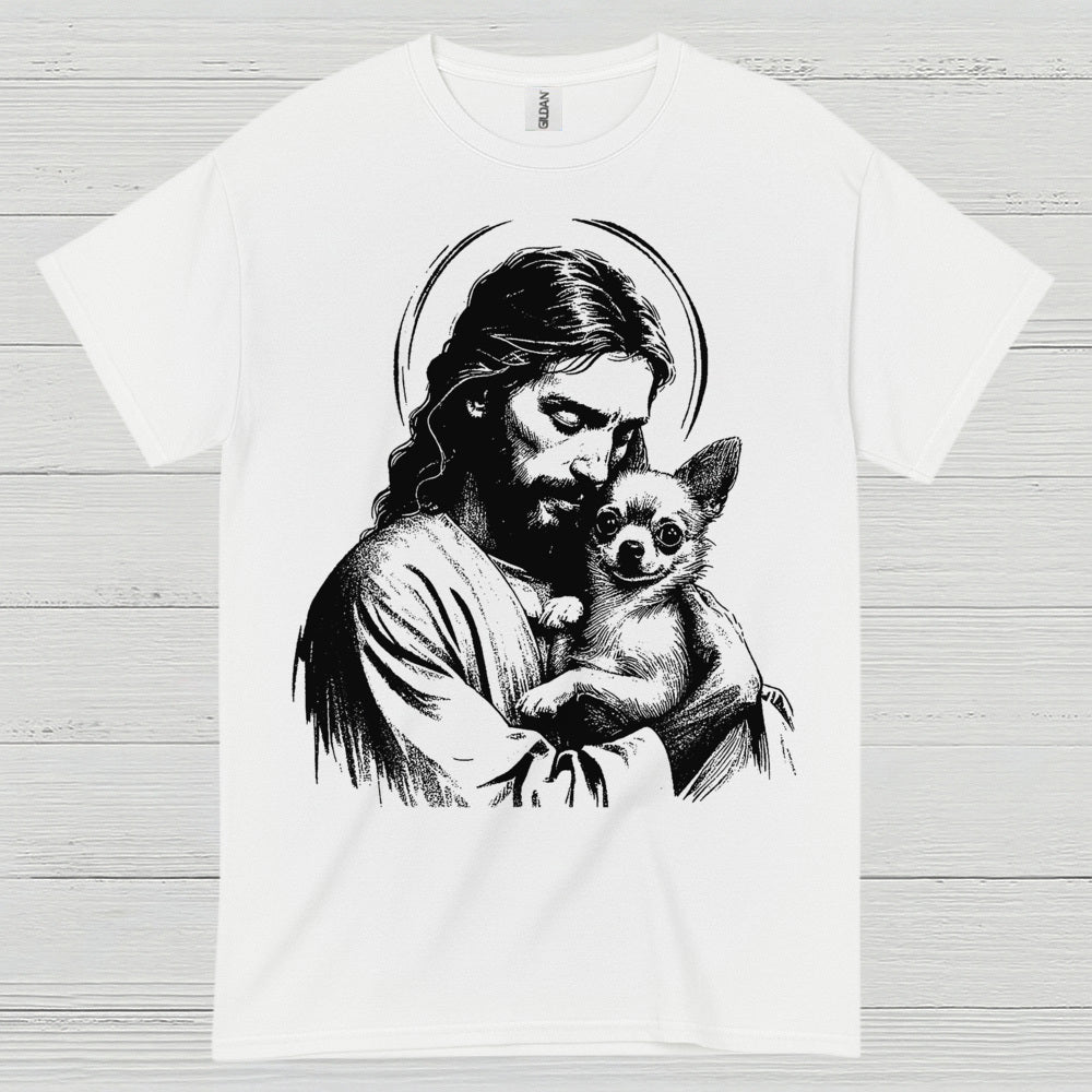 Jesus Loves Dogs Christian Faith T Shirt