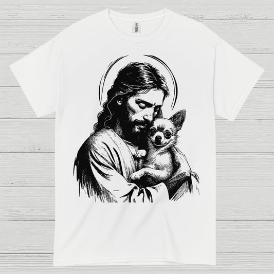 Jesus Loves Dogs Christian Faith T Shirt