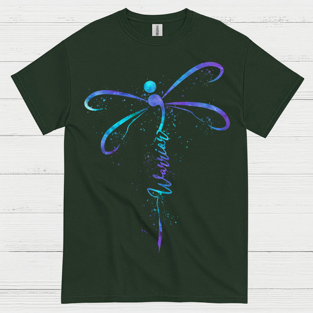 Semicolon Dragonfly Warrior T Shirt