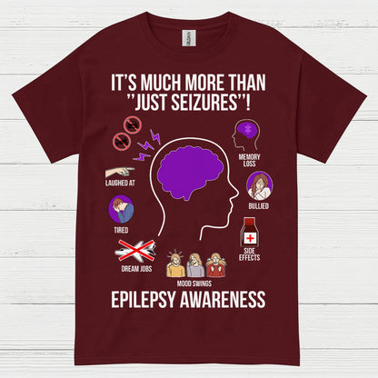 More Than Seizures Epilepsy Awareness T Shirt