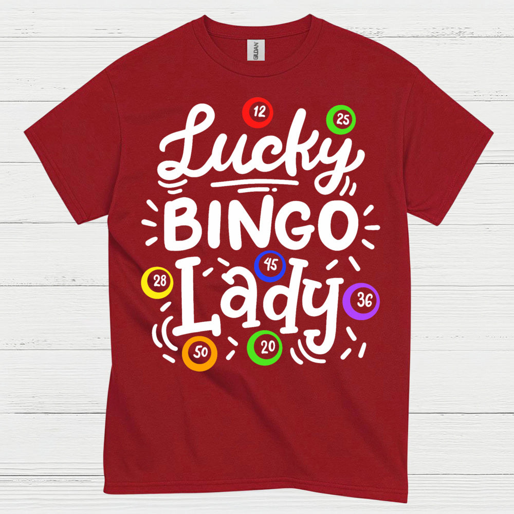 Lucky Bingo Lady T Shirt