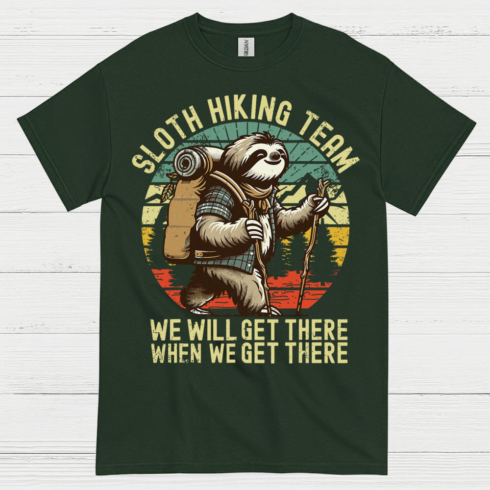 Sloth Hiking Team Adventure Sloth T Shirt