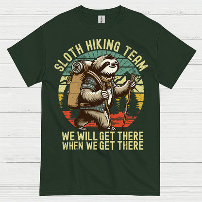 Sloth Hiking Team Adventure Sloth T Shirt