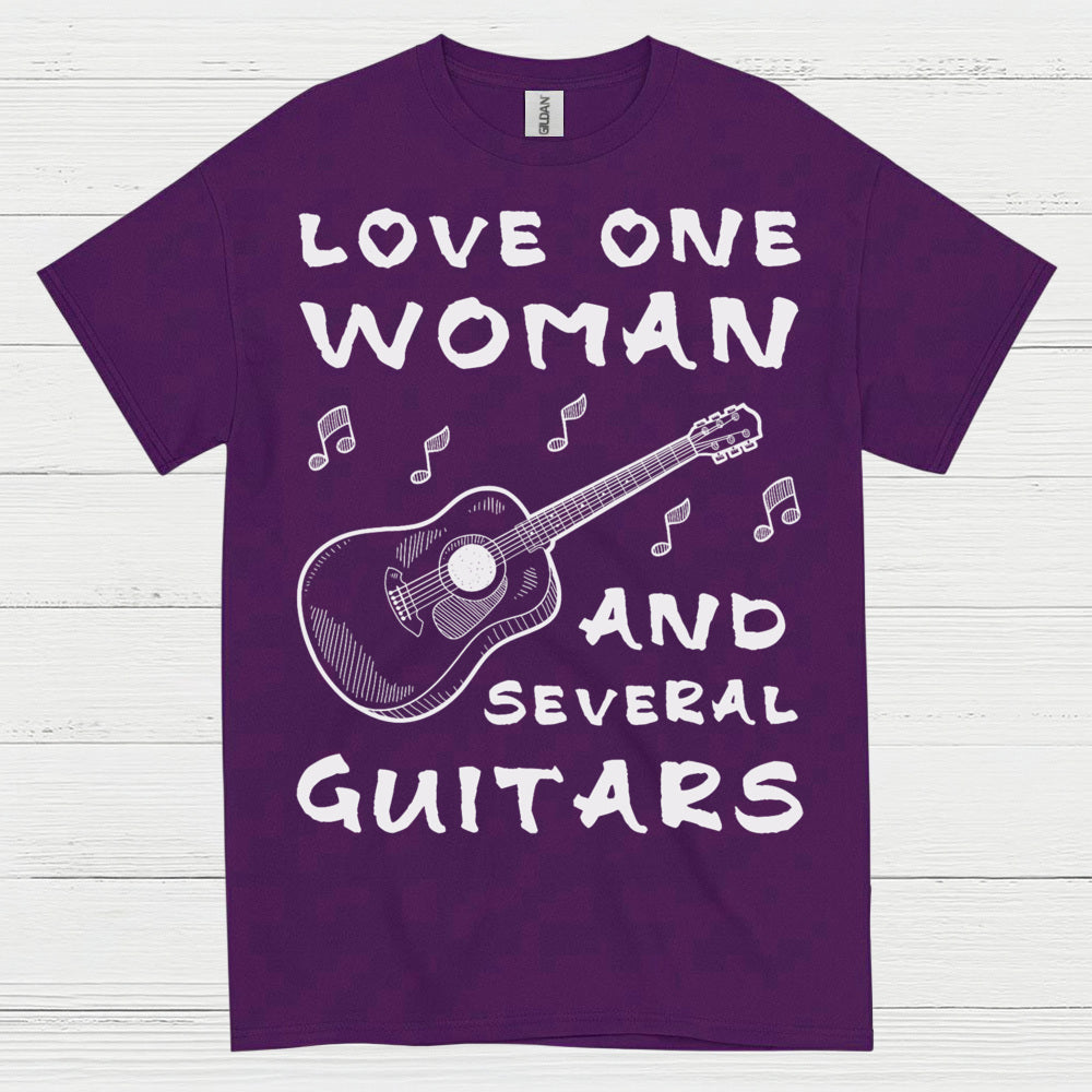 Love One Woman Guitar T Shirt