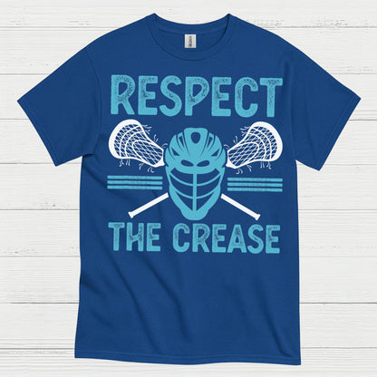 Respect The Crease Lacrosse T Shirt
