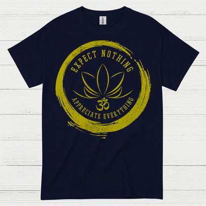 Expect Nothing Appreciate Everything Yoga T Shirt