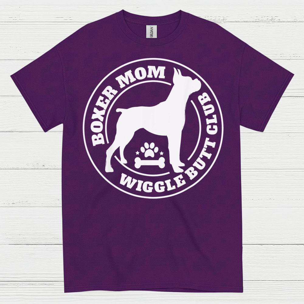 Boxer Mom Wiggle Butt Club T Shirt