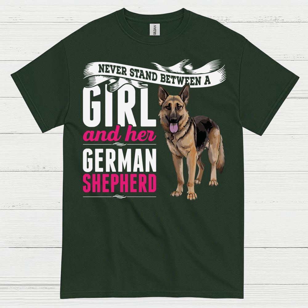 Girl And Her Shepherd T Shirt