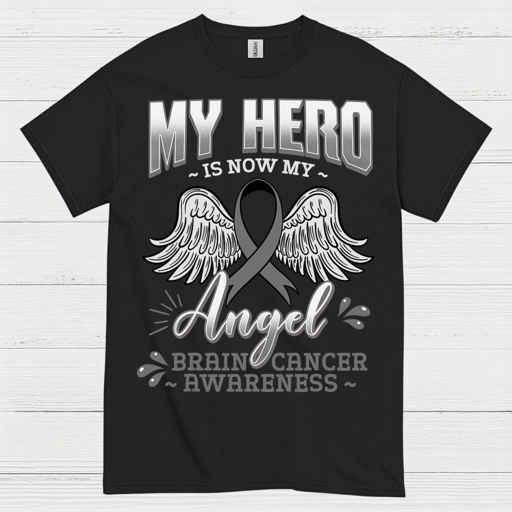 My Hero Is Now My Angel Brain Cancer T Shirt