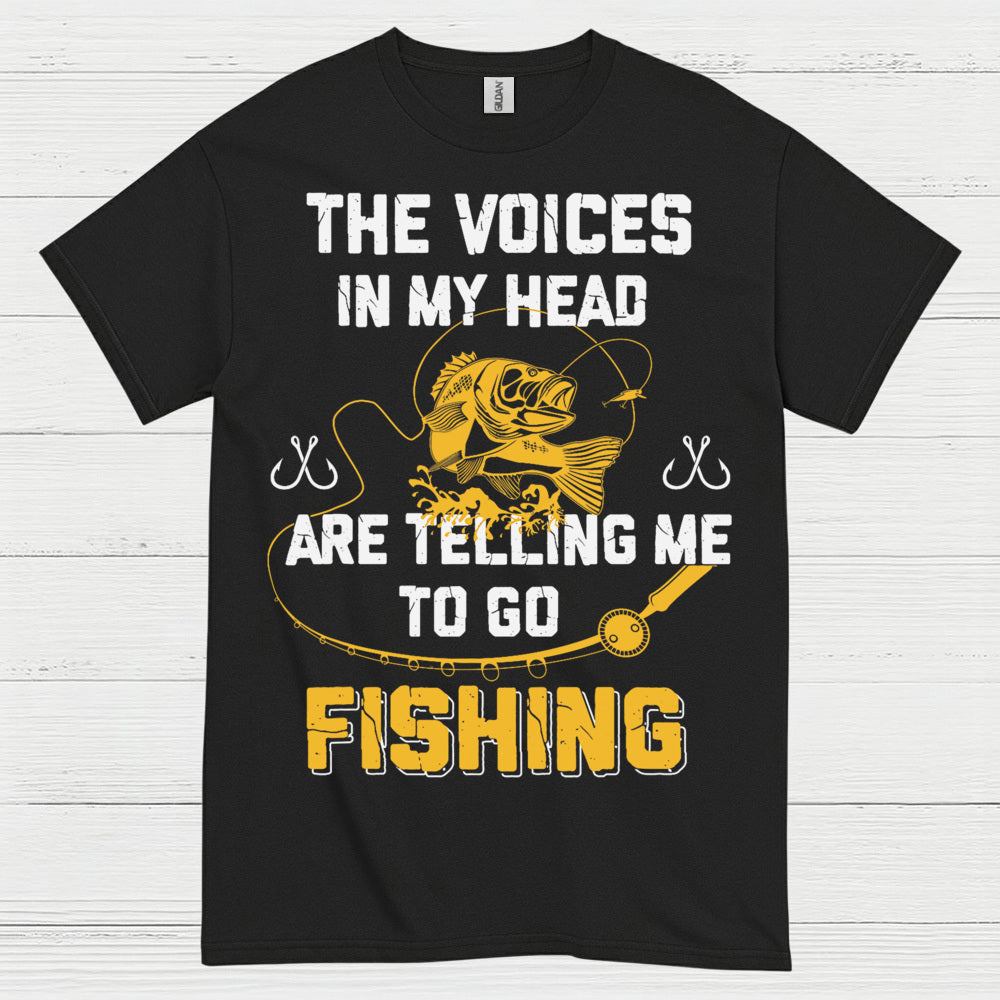 Voices In My Head Fishing T Shirt