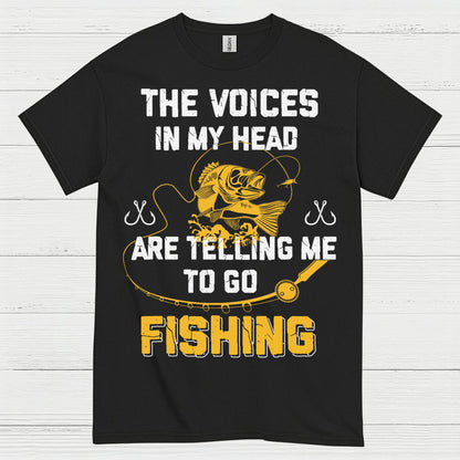 Voices In My Head Fishing T Shirt