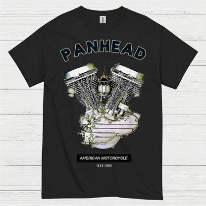 Panhead American Motorcycle Engine T Shirt