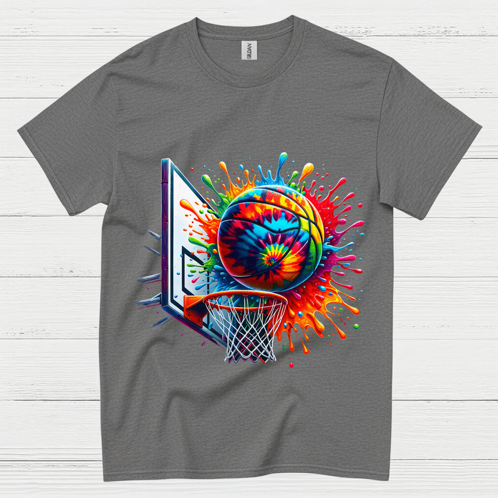 Color Splash Basketball Art T Shirt