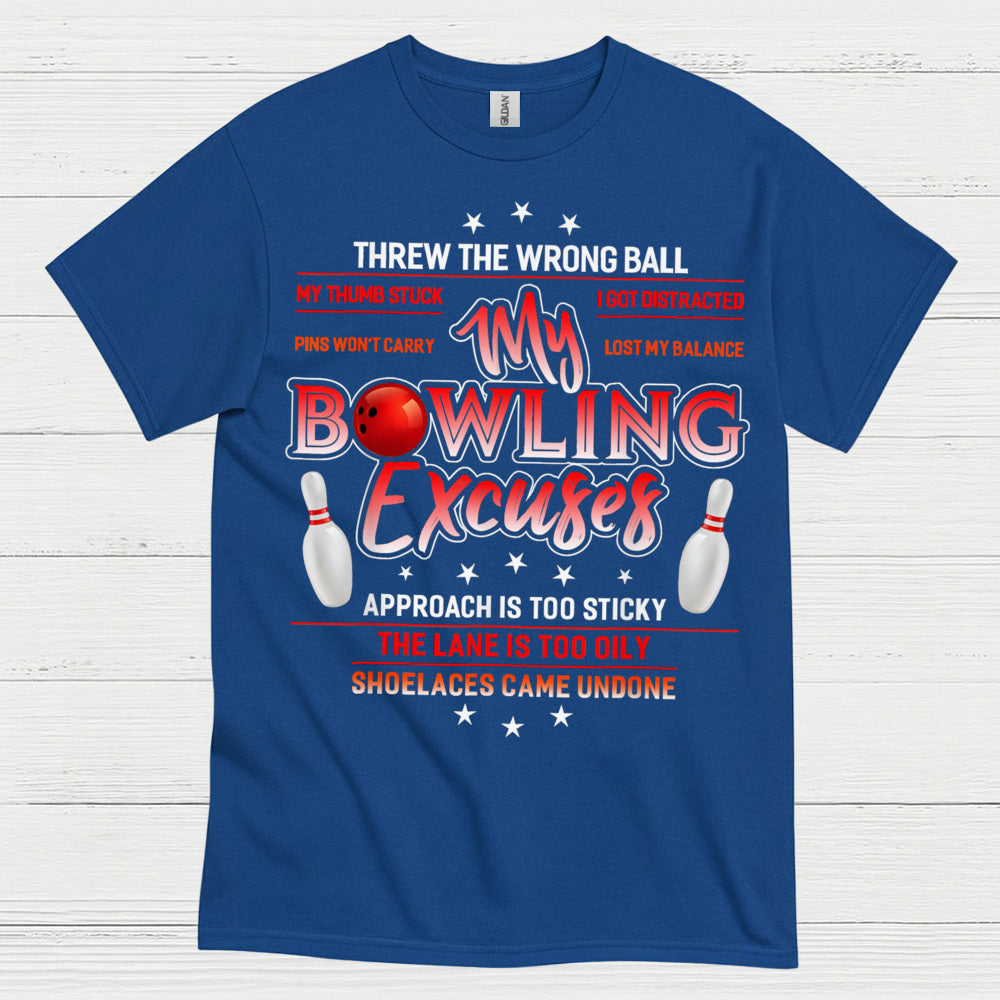 Bowling Spirit Minimal Artistic T Shirt