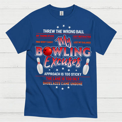 Bowling Spirit Minimal Artistic T Shirt