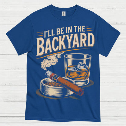 Backyard Nights Cigar And Whiskey T Shirt