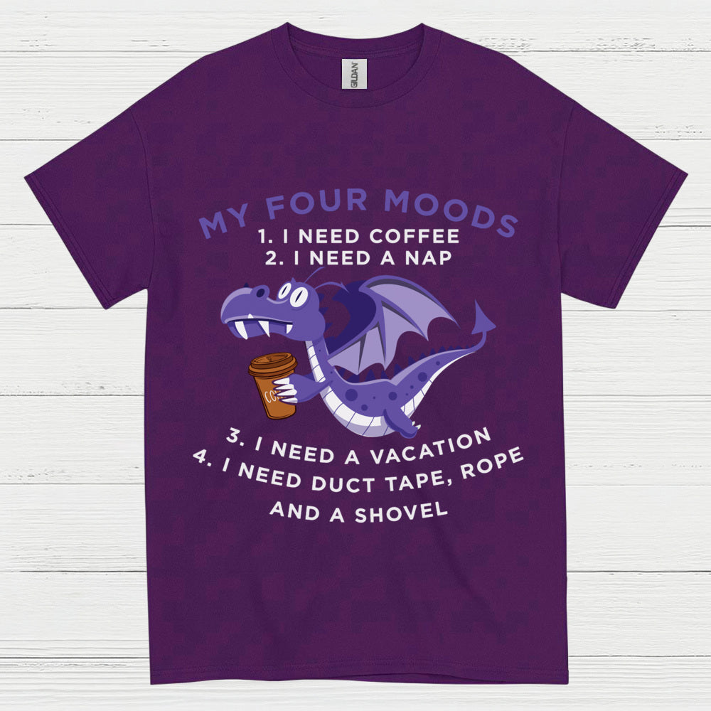 Sarcastic Coffee Dragon T Shirt