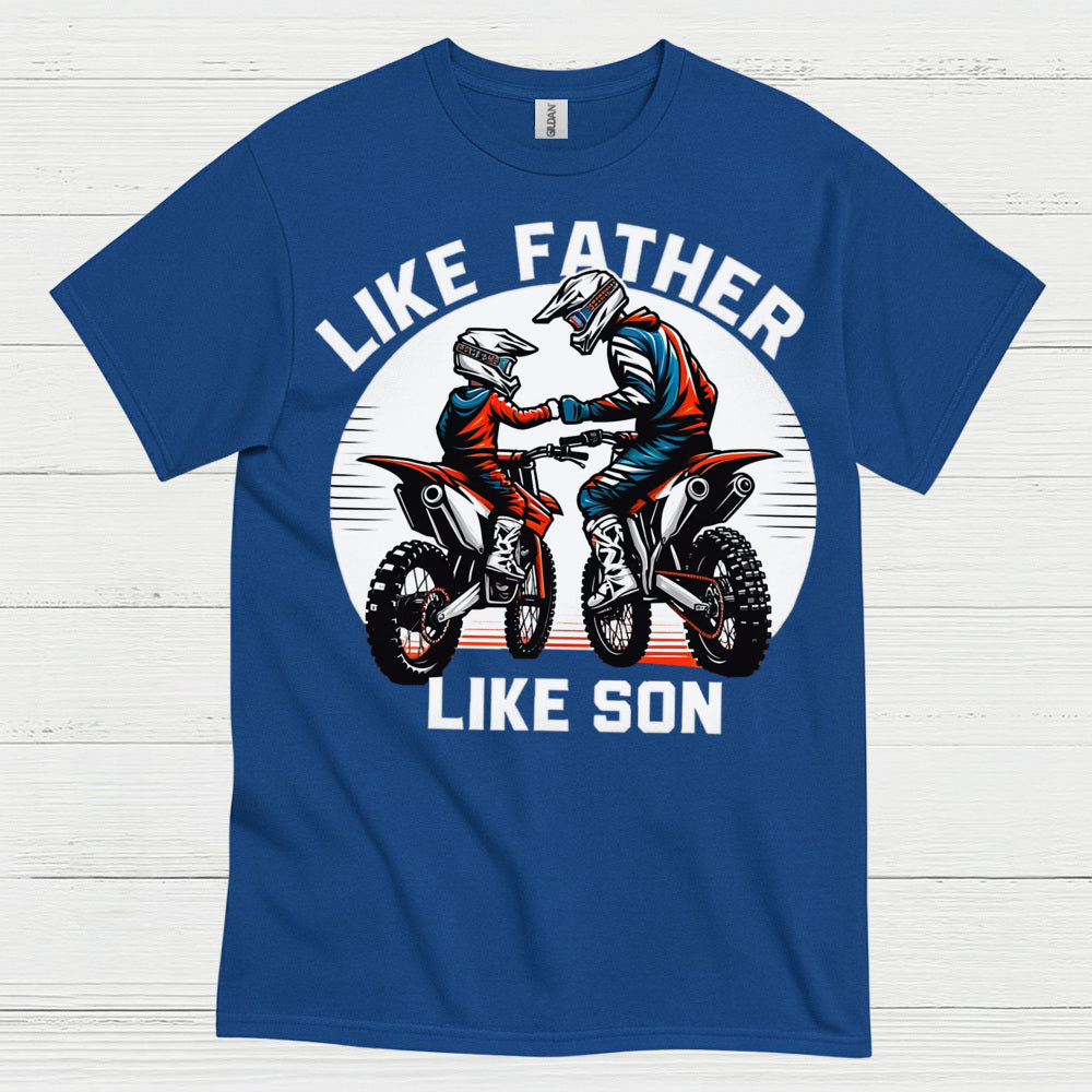 Like Father Like Son Dirt Bike T Shirt