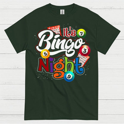 Bingo Night Colorful Graphic T Shirt