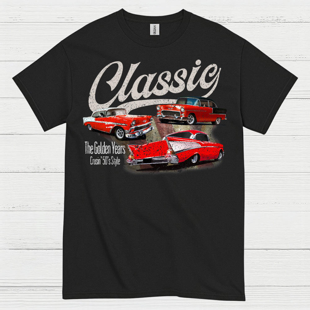 Classic Golden Years Car T Shirt