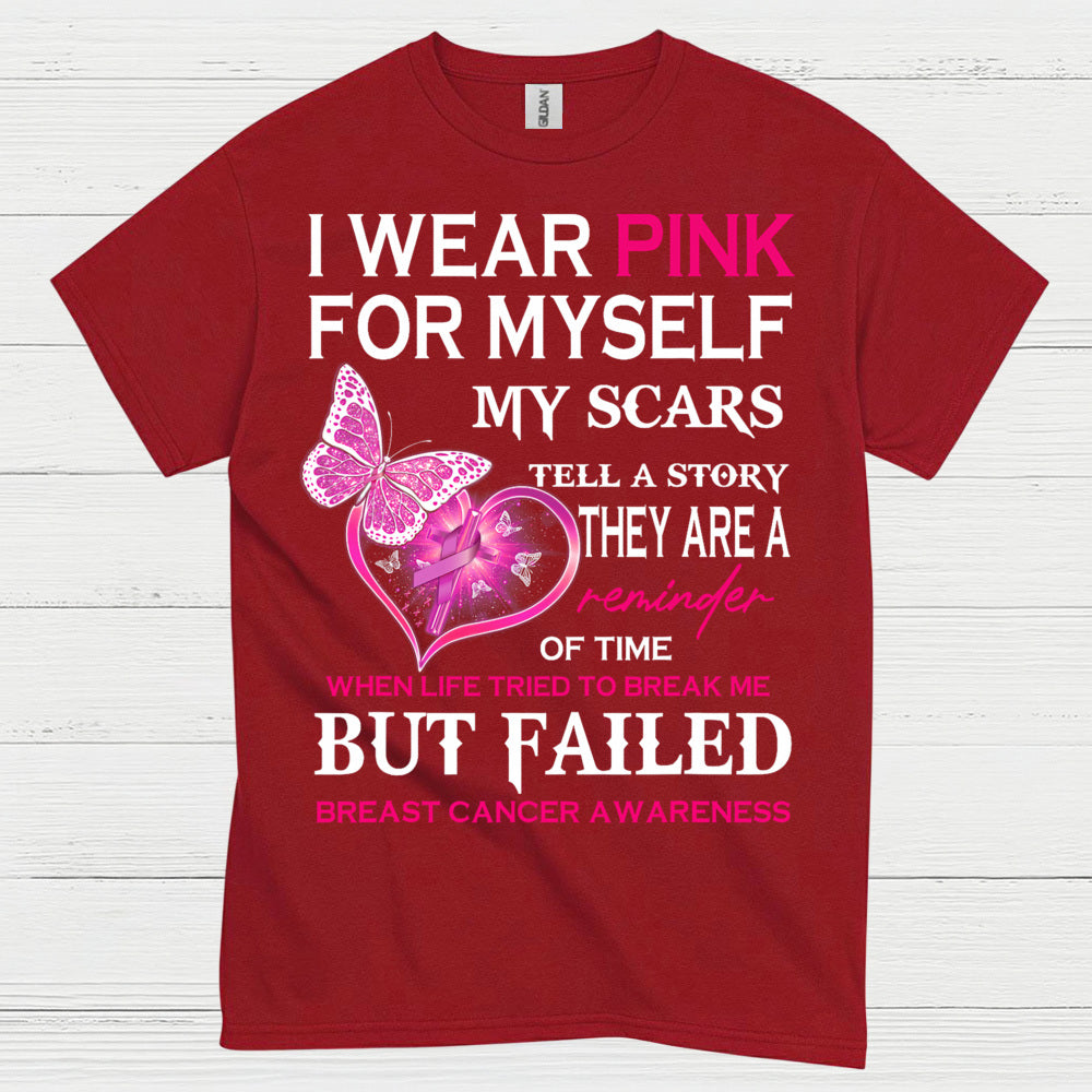 I Wear Pink Breast Cancer Survivor T Shirt