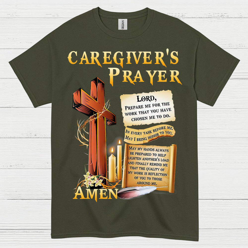 Caregiver’s Prayer Christian Faith T Shirt