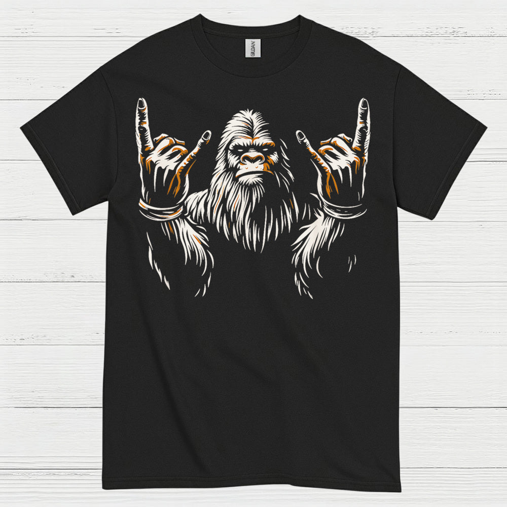 Rock On Bigfoot T Shirt