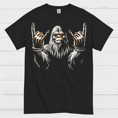Rock On Bigfoot T Shirt