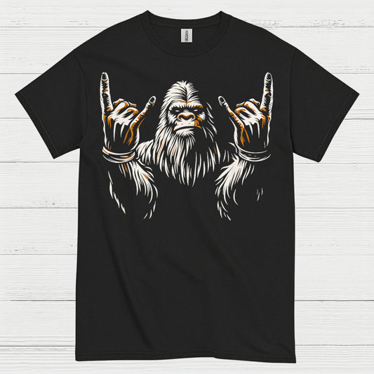 Rock On Bigfoot T Shirt