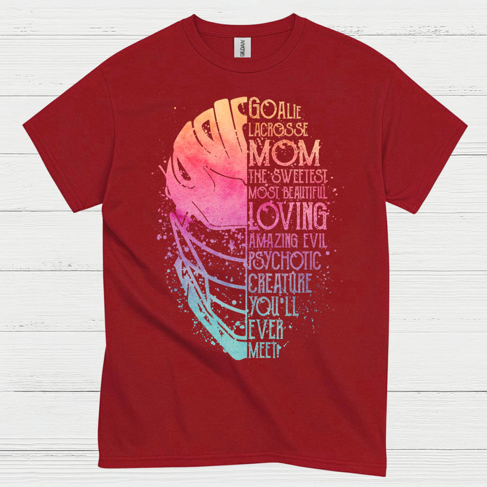 Goalie Lacrosse Mom Funny Family T Shirt