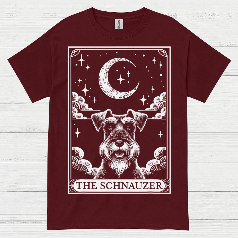 Mystic Schnauzer Moon Art Dog Lover T Shirt