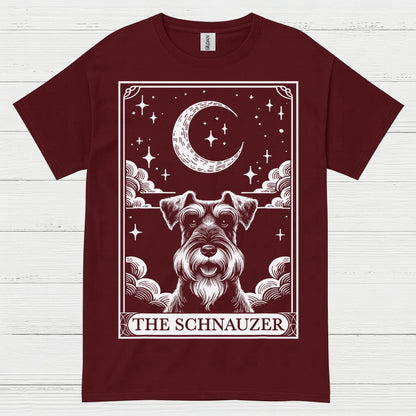 Mystic Schnauzer Moon Art Dog Lover T Shirt