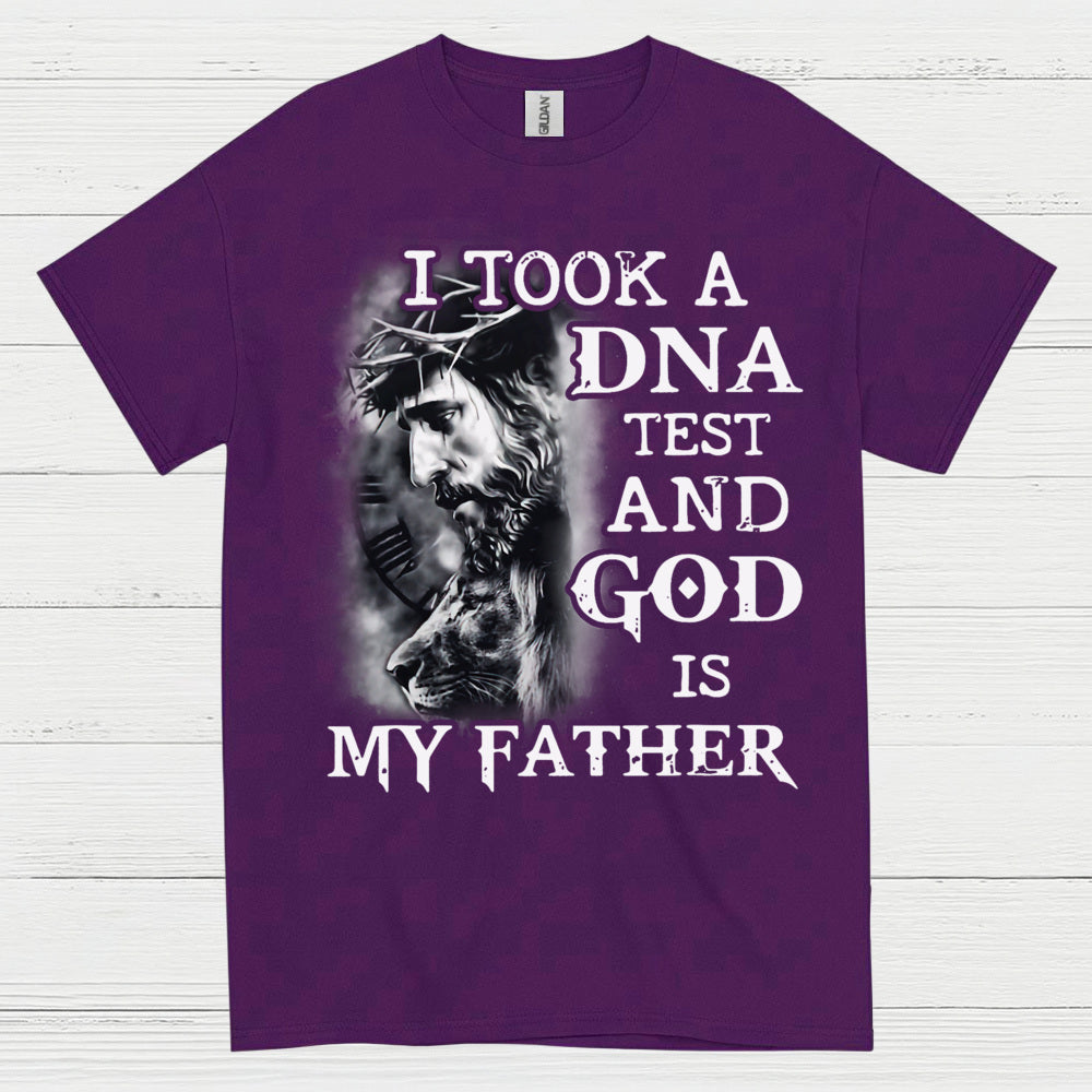 God Is My Father DNA Test Christian T Shirt