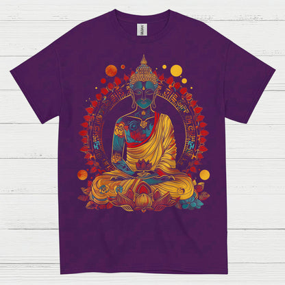 Serene Buddha Meditation Art T Shirt
